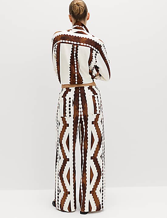 Tailored Striped Longline Waistcoat