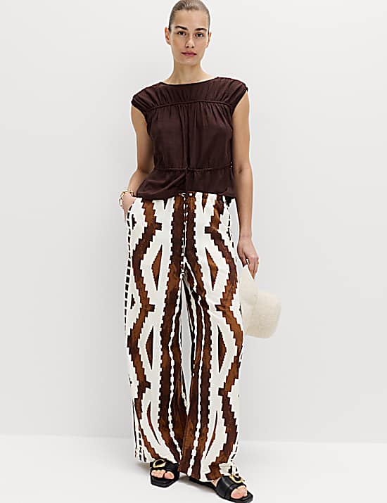 Tailored Striped Longline Waistcoat