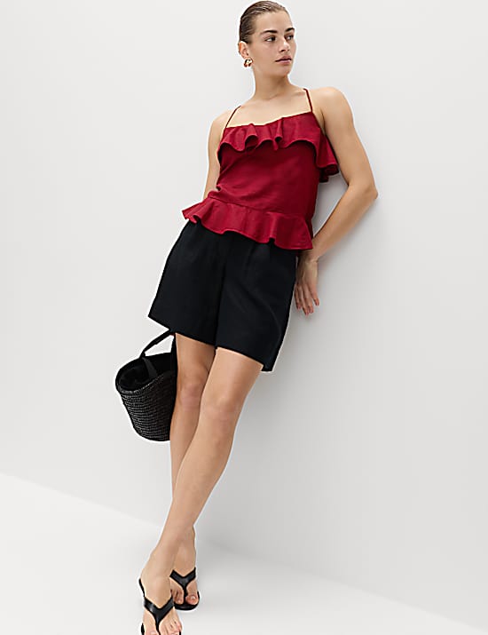 Tailored Striped Longline Waistcoat