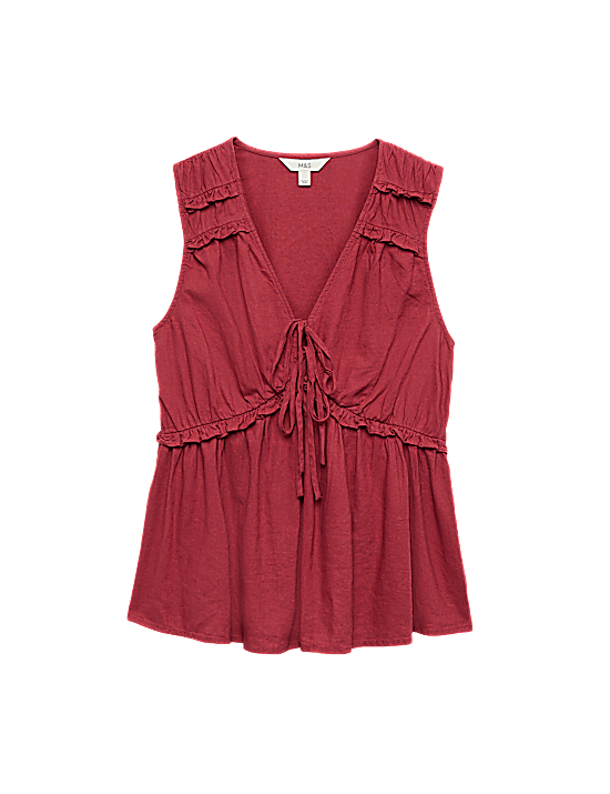Tailored Striped Longline Waistcoat