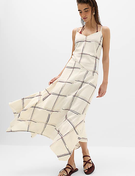 Tailored Striped Longline Waistcoat