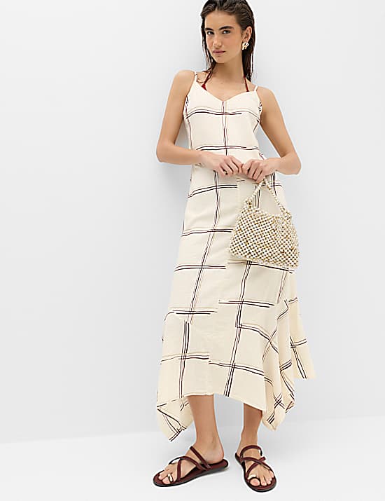 Tailored Striped Longline Waistcoat