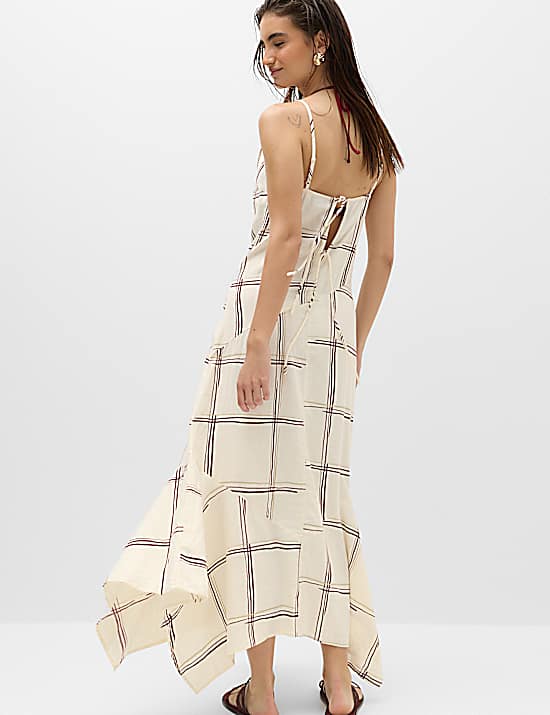 Tailored Striped Longline Waistcoat