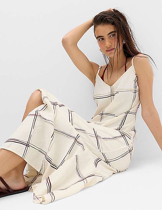 Tailored Striped Longline Waistcoat