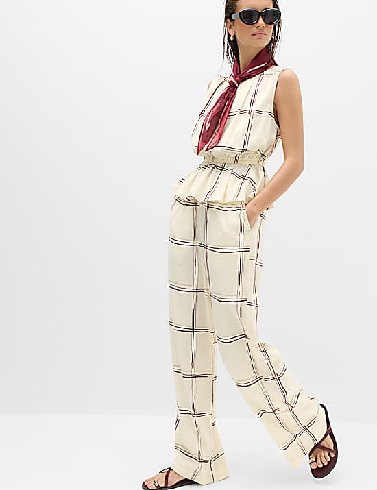 Tailored Striped Longline Waistcoat