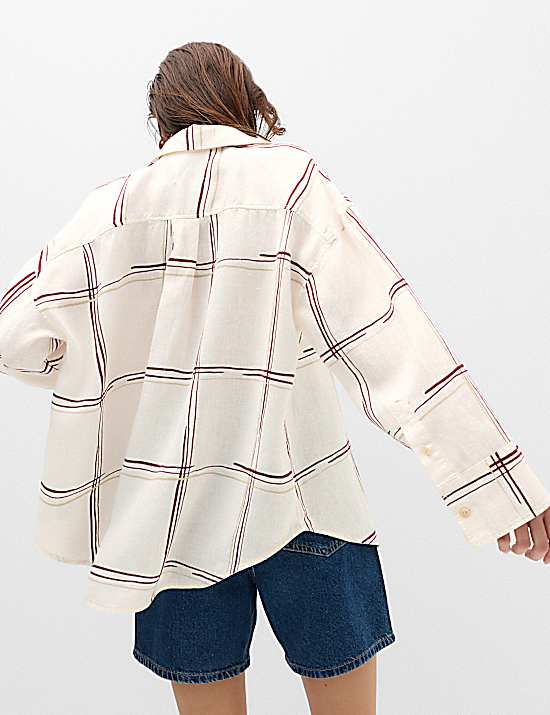 Tailored Striped Longline Waistcoat