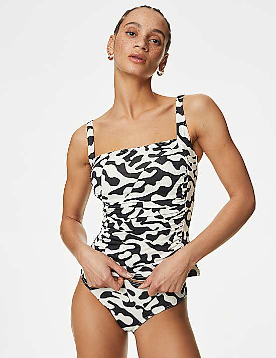 Tailored Striped Longline Waistcoat