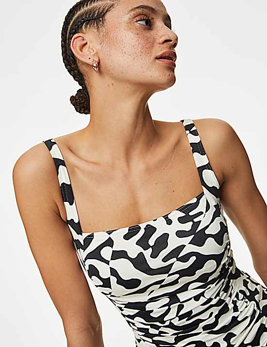 Tailored Striped Longline Waistcoat