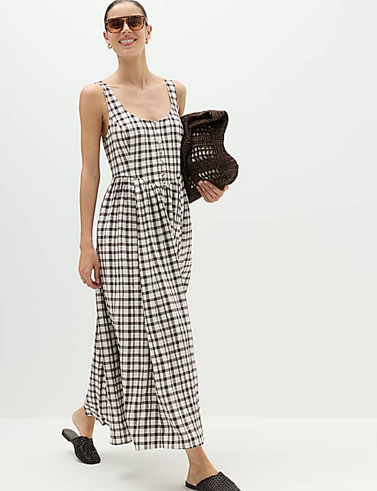 Tailored Striped Longline Waistcoat