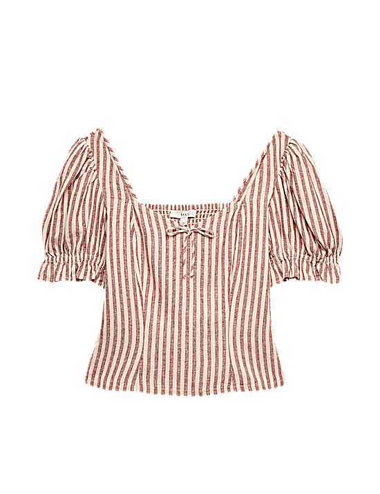 Tailored Striped Longline Waistcoat