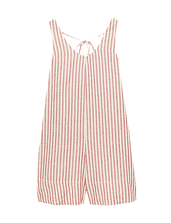 Tailored Striped Longline Waistcoat