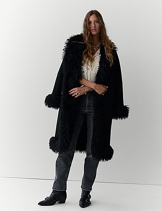 Tailored Striped Longline Waistcoat