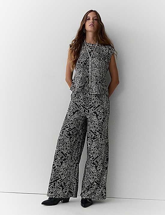 Tailored Striped Longline Waistcoat