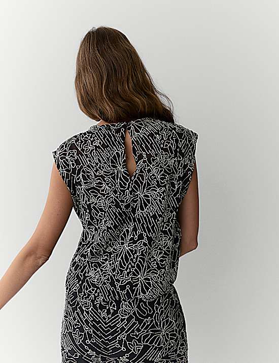 Tailored Striped Longline Waistcoat