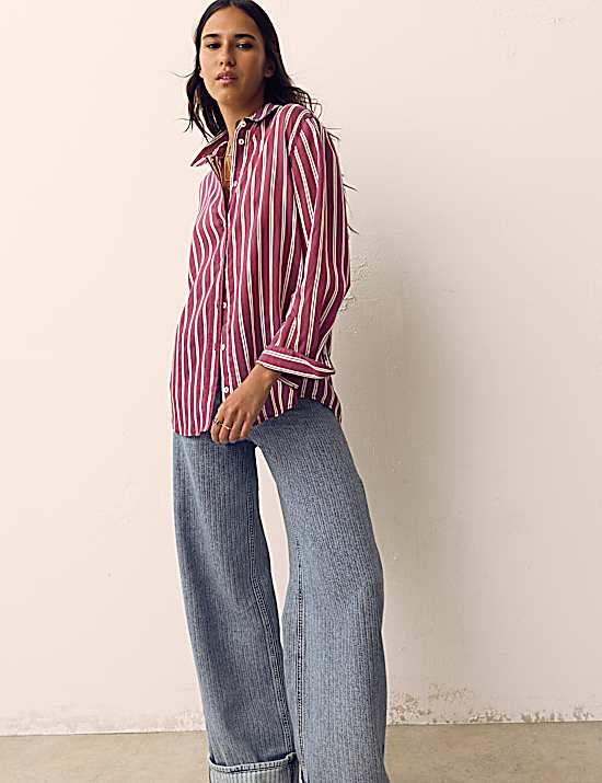 Tailored Striped Longline Waistcoat