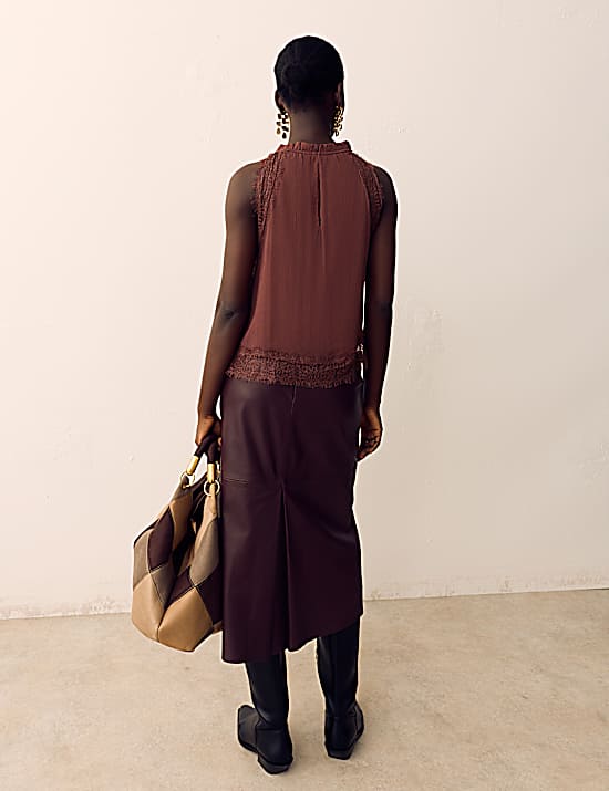 Tailored Striped Longline Waistcoat