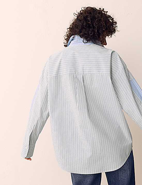 Tailored Striped Longline Waistcoat