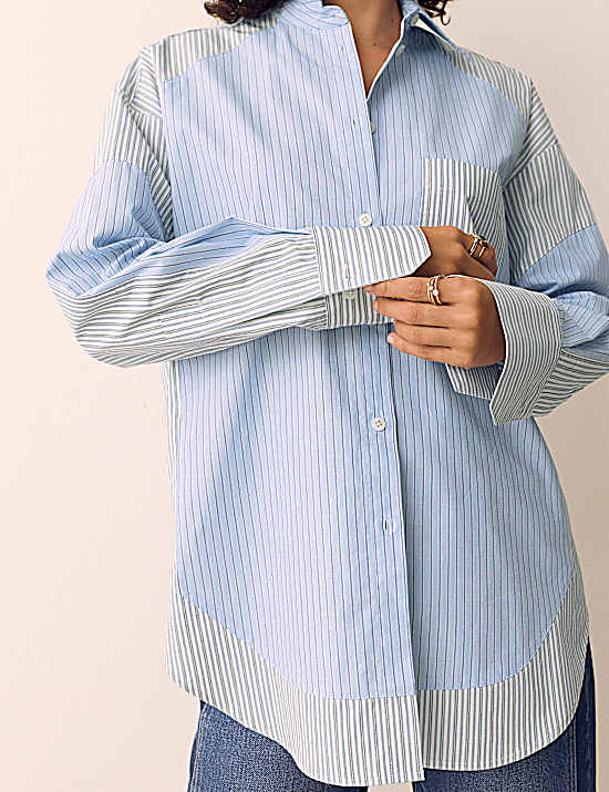 Tailored Striped Longline Waistcoat