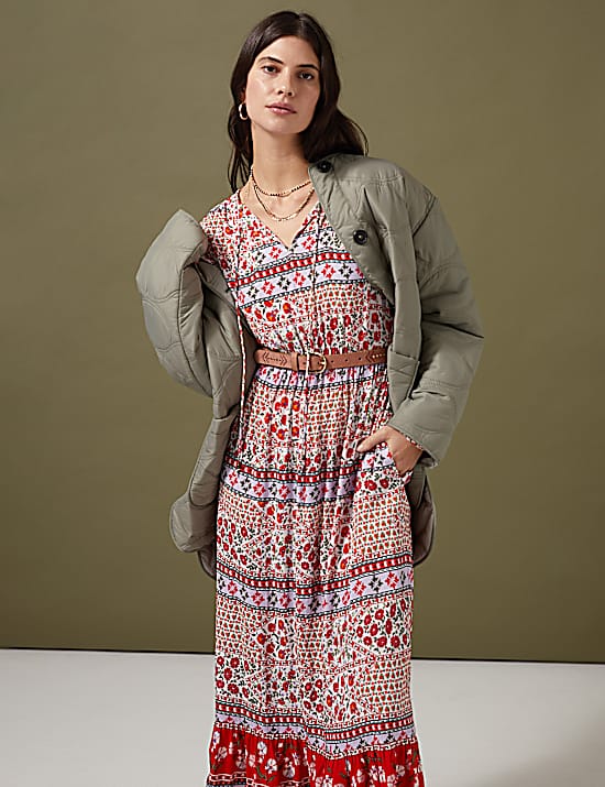 Tailored Striped Longline Waistcoat