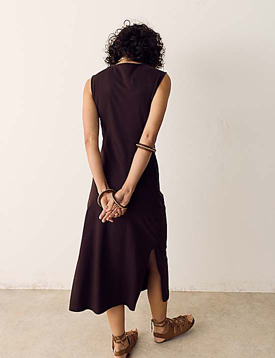 Tailored Striped Longline Waistcoat
