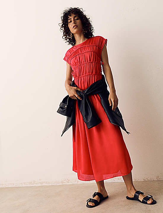 Tailored Striped Longline Waistcoat