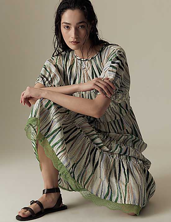 Tailored Striped Longline Waistcoat