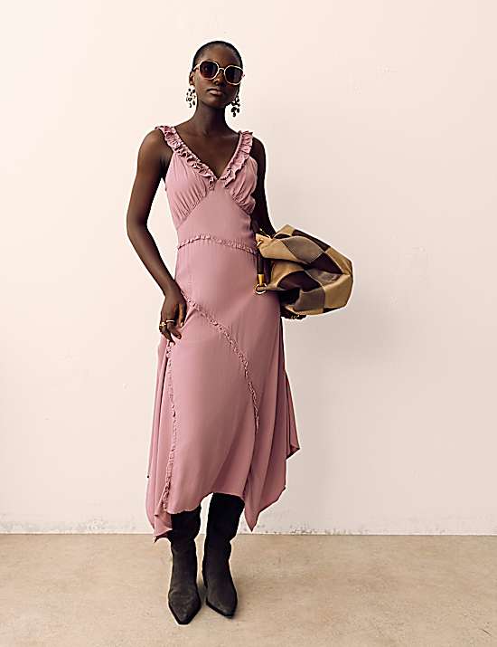 Tailored Striped Longline Waistcoat