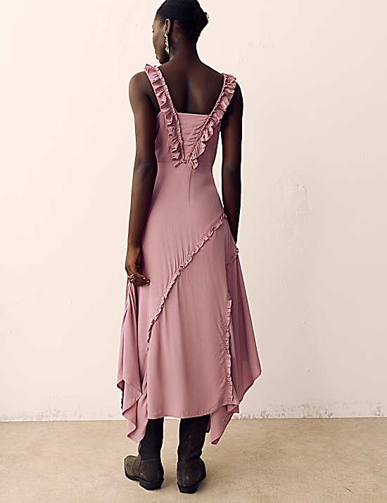 Tailored Striped Longline Waistcoat