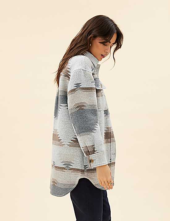 Tailored Striped Longline Waistcoat
