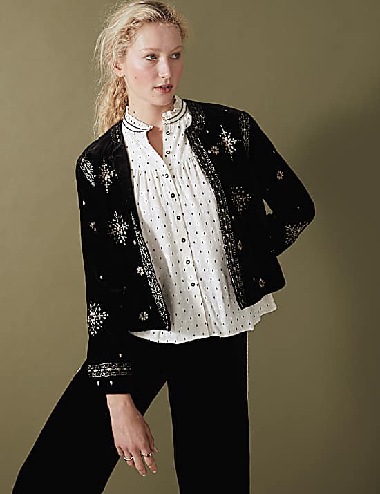 Tailored Striped Longline Waistcoat