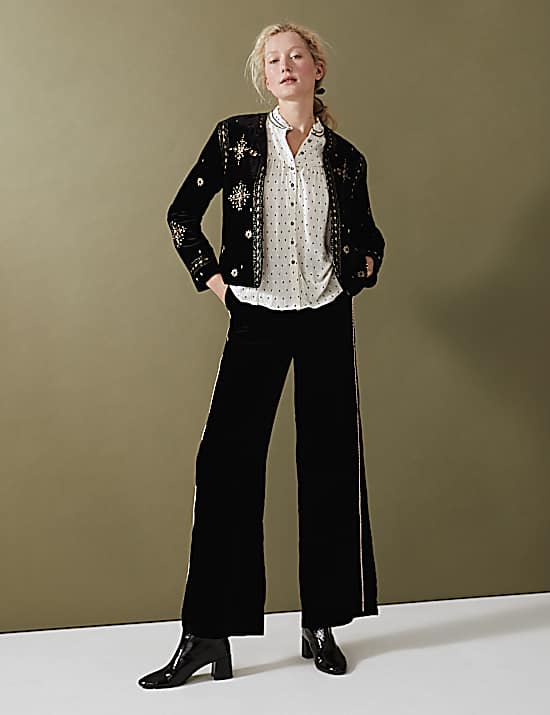 Tailored Striped Longline Waistcoat