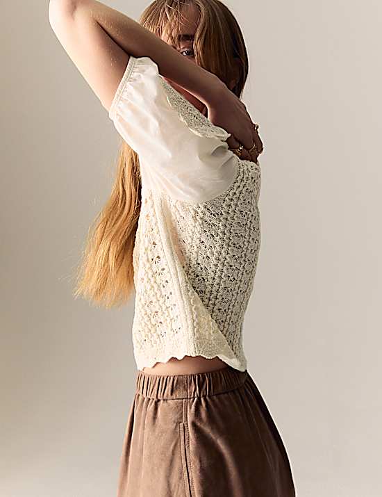 Tailored Striped Longline Waistcoat