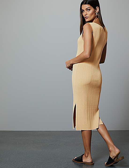 Tailored Striped Longline Waistcoat