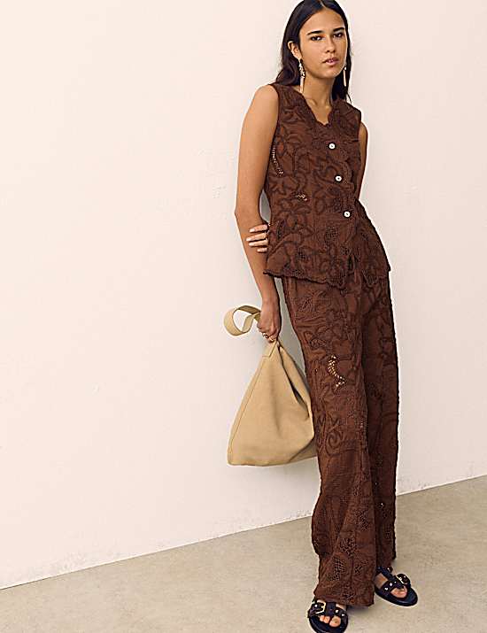 Tailored Striped Longline Waistcoat