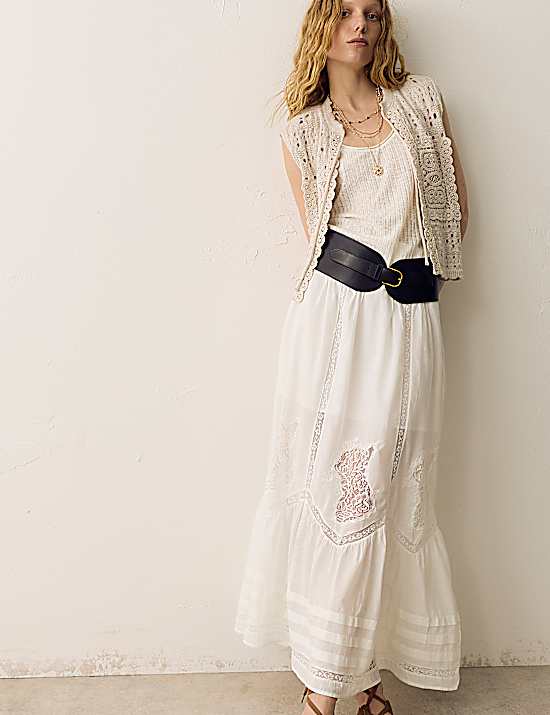 Tailored Striped Longline Waistcoat