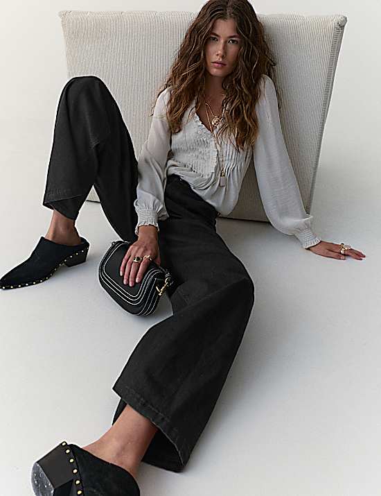 Tailored Striped Longline Waistcoat