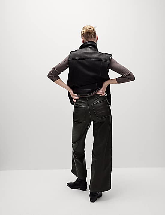 Tailored Striped Longline Waistcoat