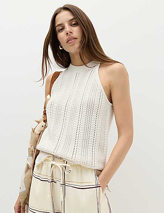 Tailored Striped Longline Waistcoat