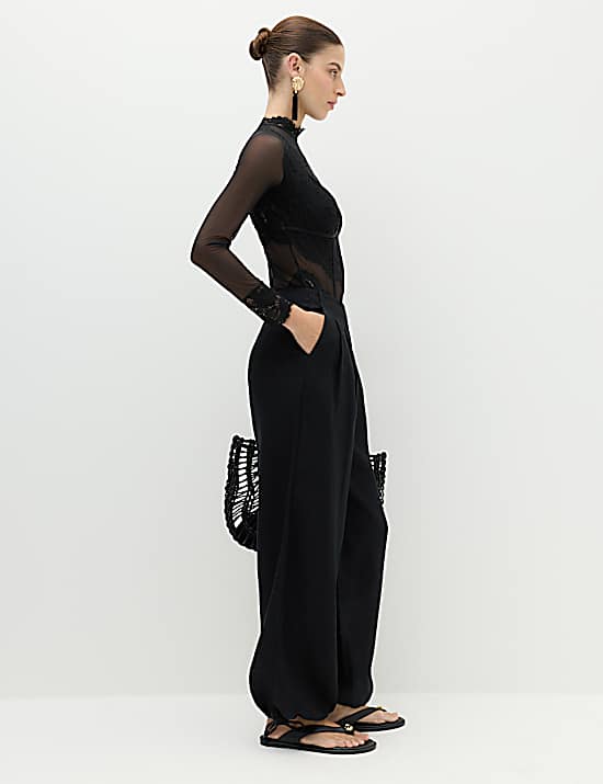 Tailored Striped Longline Waistcoat