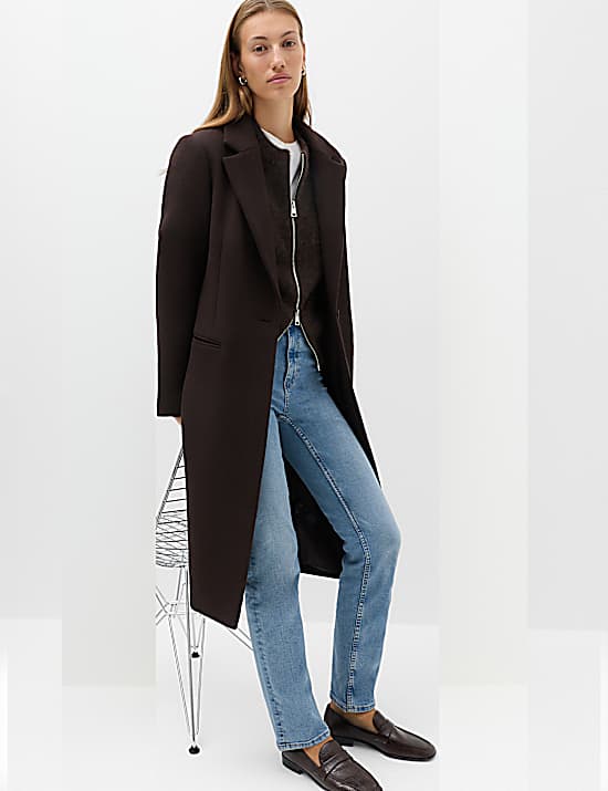 Tailored Striped Longline Waistcoat