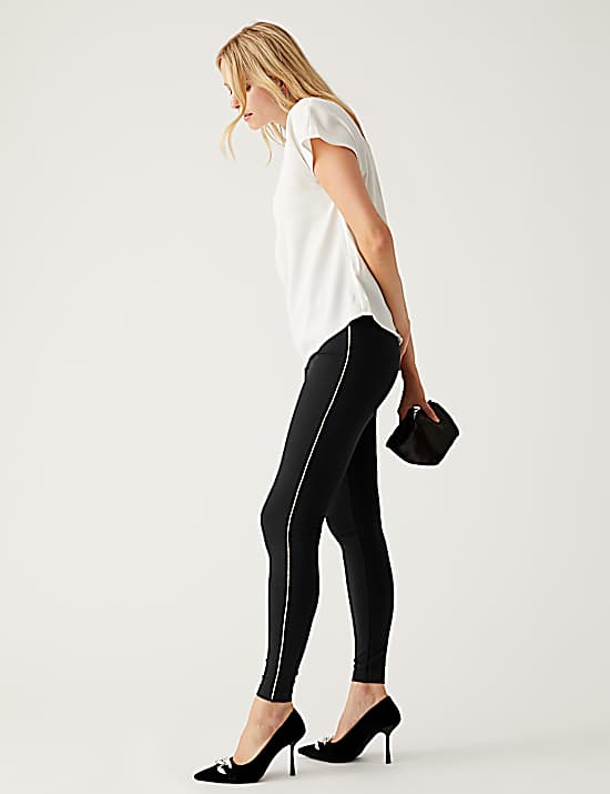 Tailored Striped Longline Waistcoat