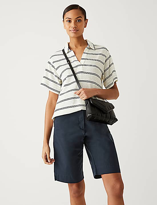 Tailored Striped Longline Waistcoat