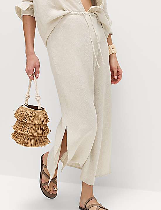 Tailored Striped Longline Waistcoat
