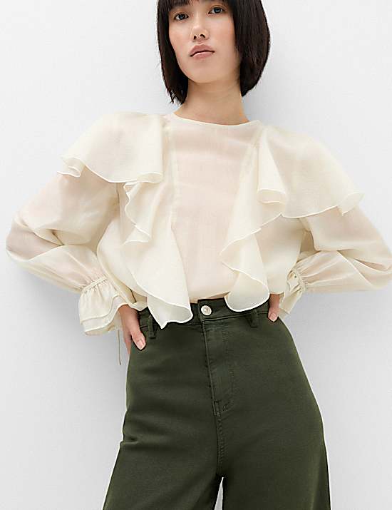 Tailored Striped Longline Waistcoat