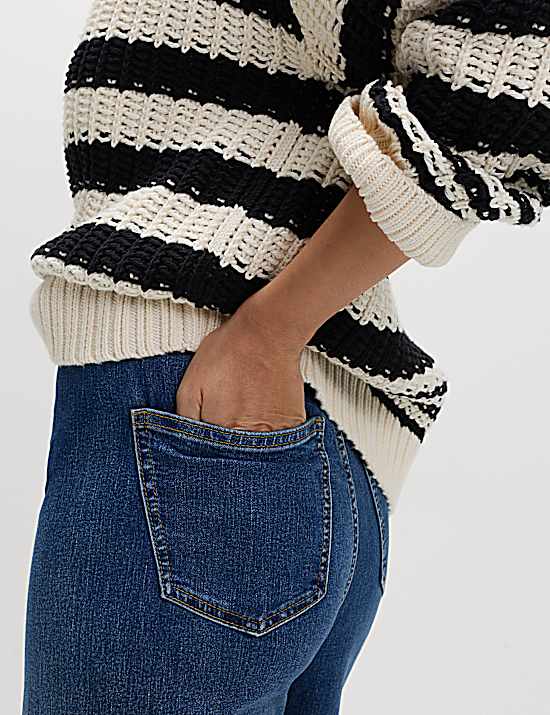 Tailored Striped Longline Waistcoat