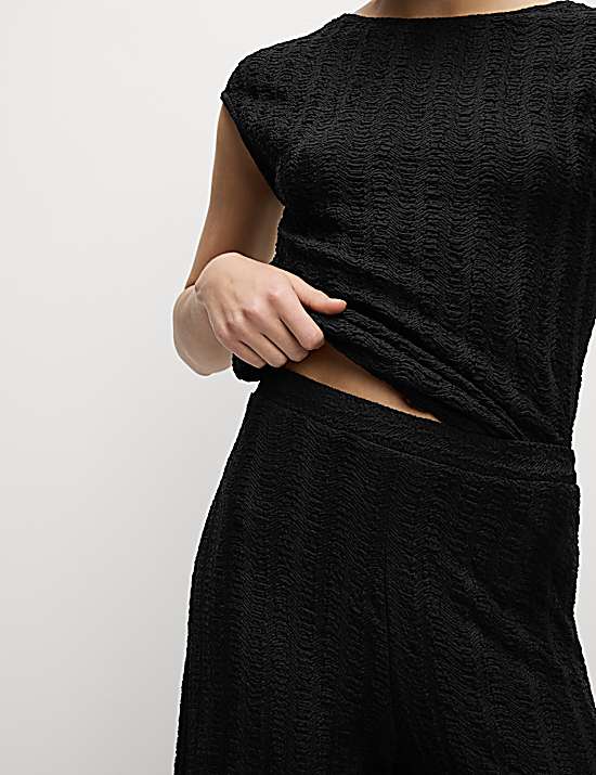 Tailored Striped Longline Waistcoat