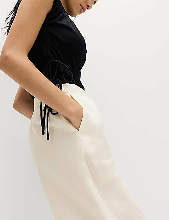 Tailored Striped Longline Waistcoat