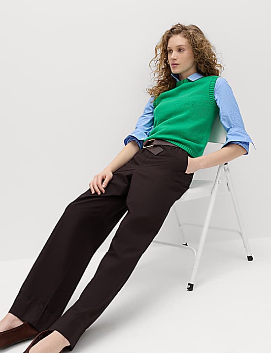 Tailored Striped Longline Waistcoat