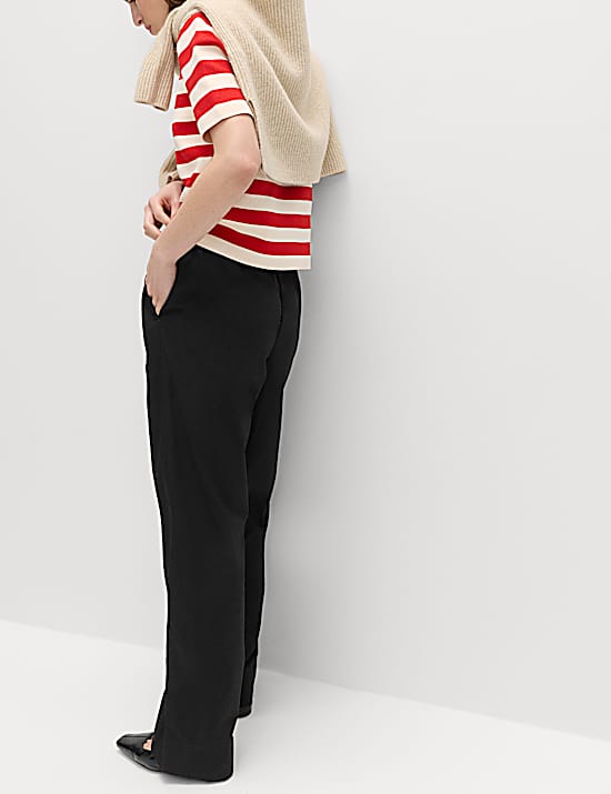 Tailored Striped Longline Waistcoat