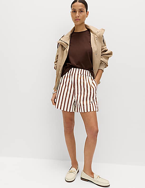 Tailored Striped Longline Waistcoat